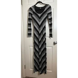 Small long sleeve maxi dress